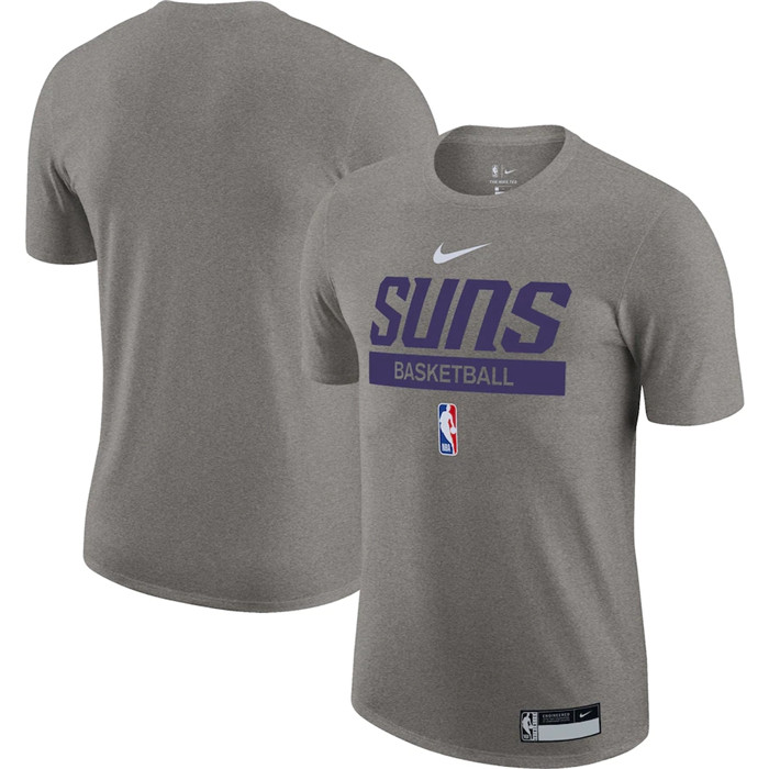 Men's Phoenix Suns Grey 2022/23 Legend On-Court Practice Performance T-Shirt